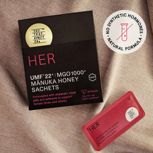 Her 1000+ MGO Mānuka honey sachets (30 Pack)