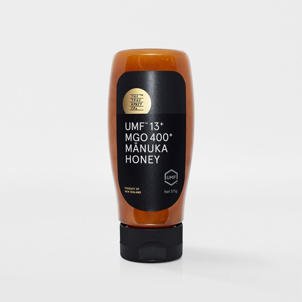 The True Honey Co. 400 MGO Squeezy Manuka Honey, 375g
