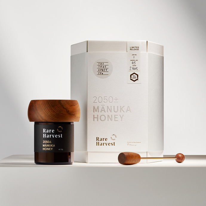 The True Honey Co. Rare Harvest 2050 MGO Manuka Honey 