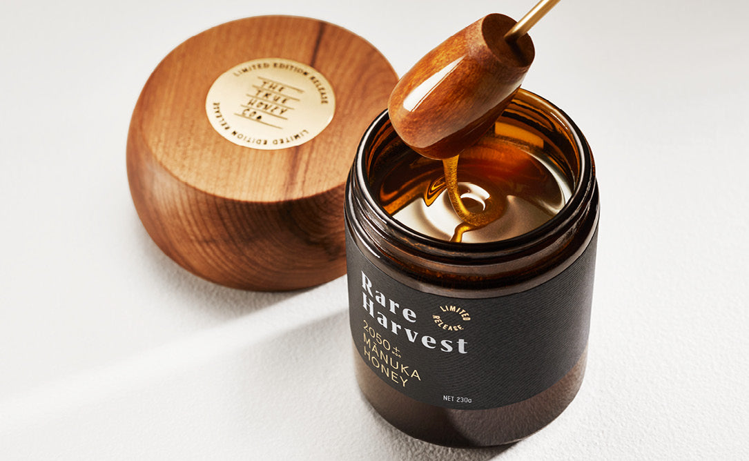 The True Honey Co. Rare Harvest 2050 MGO Manuka Honey 
